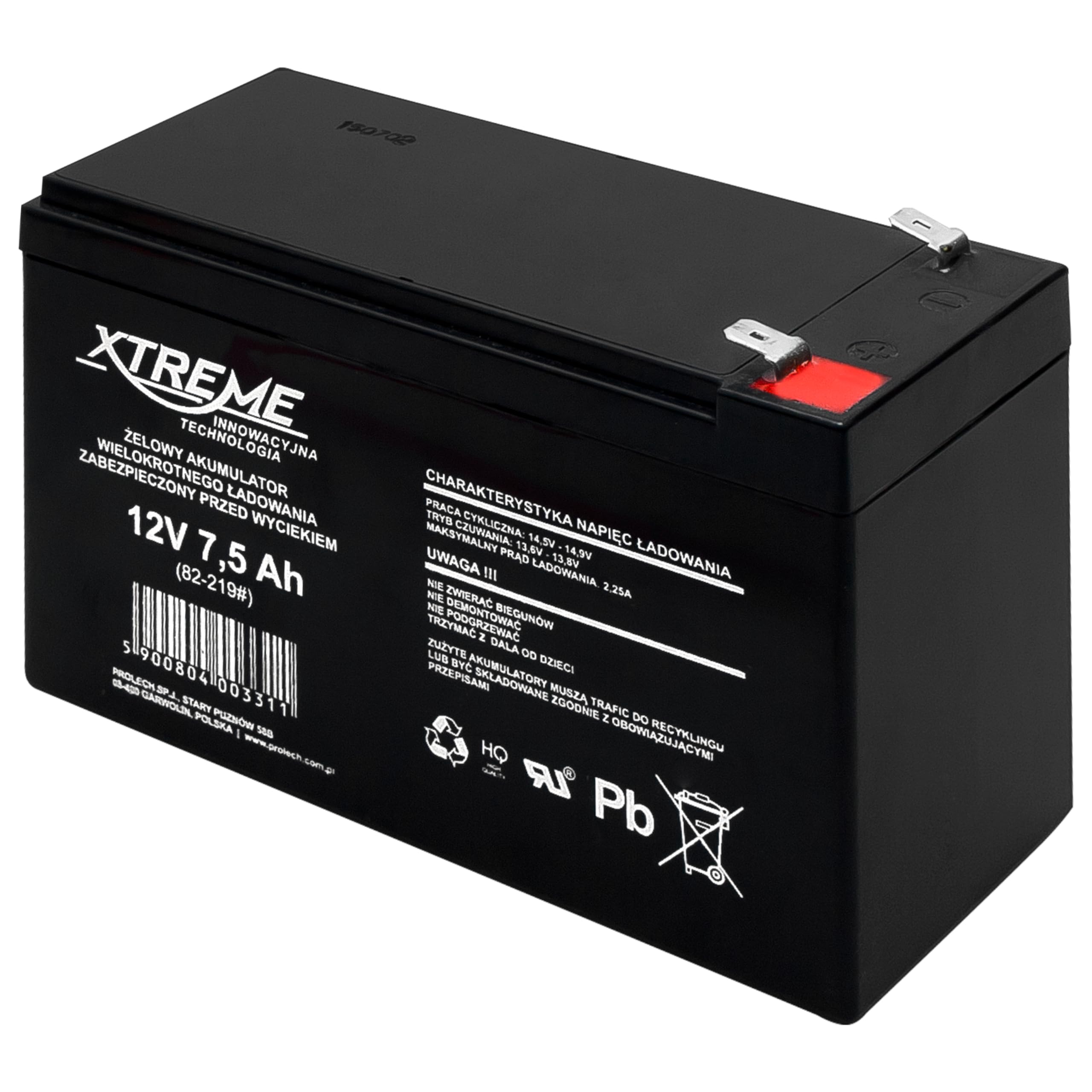 Xtreme 82-​219# Batterie Gel AGM (12 V 7,​5 Ah)