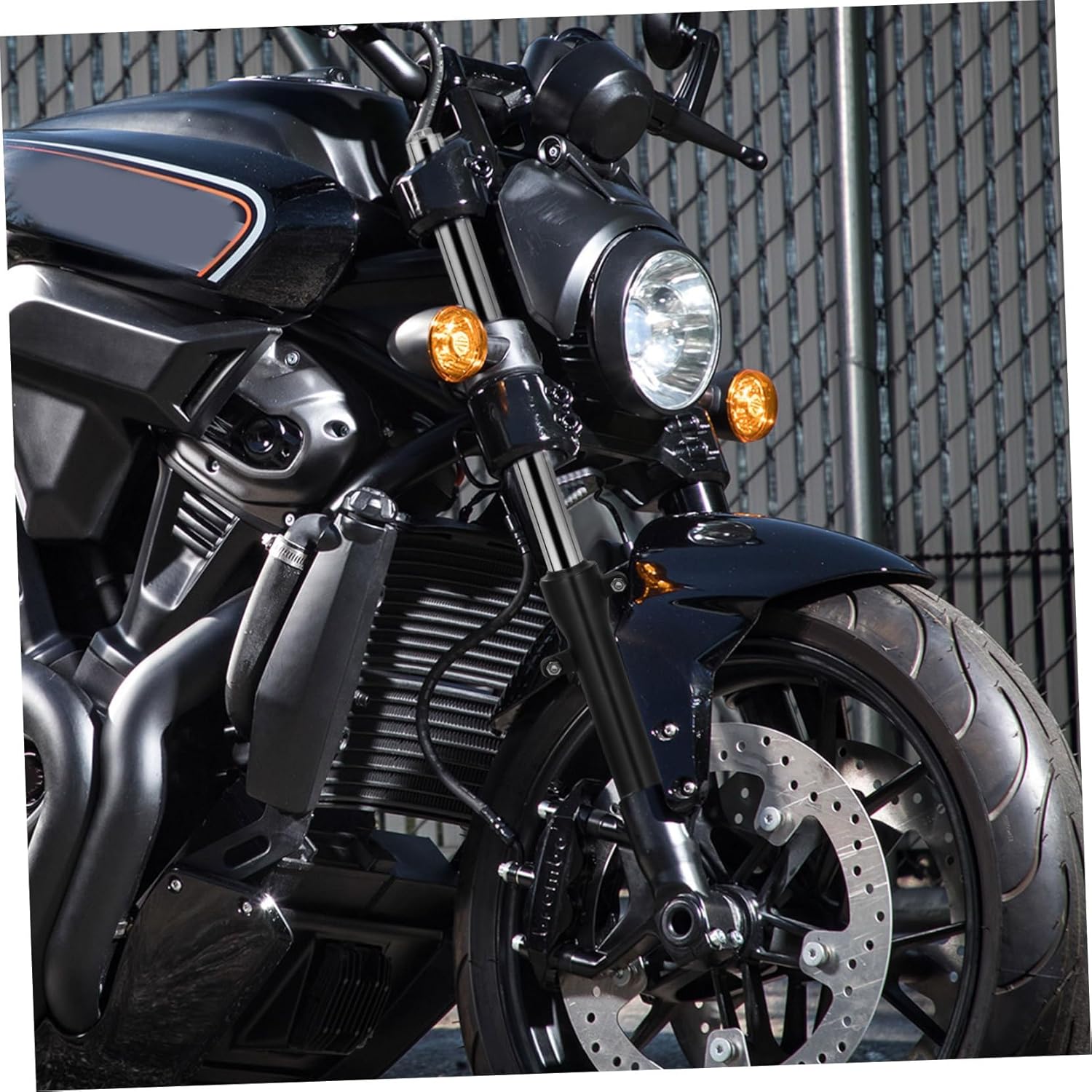 Unomor 1Pair Mini Bike Suspension Front Fork Assembly for Long Distance Travel and Daily Adaptable Motorcycle Suspension for Dirt Bikes and Pit Bikes