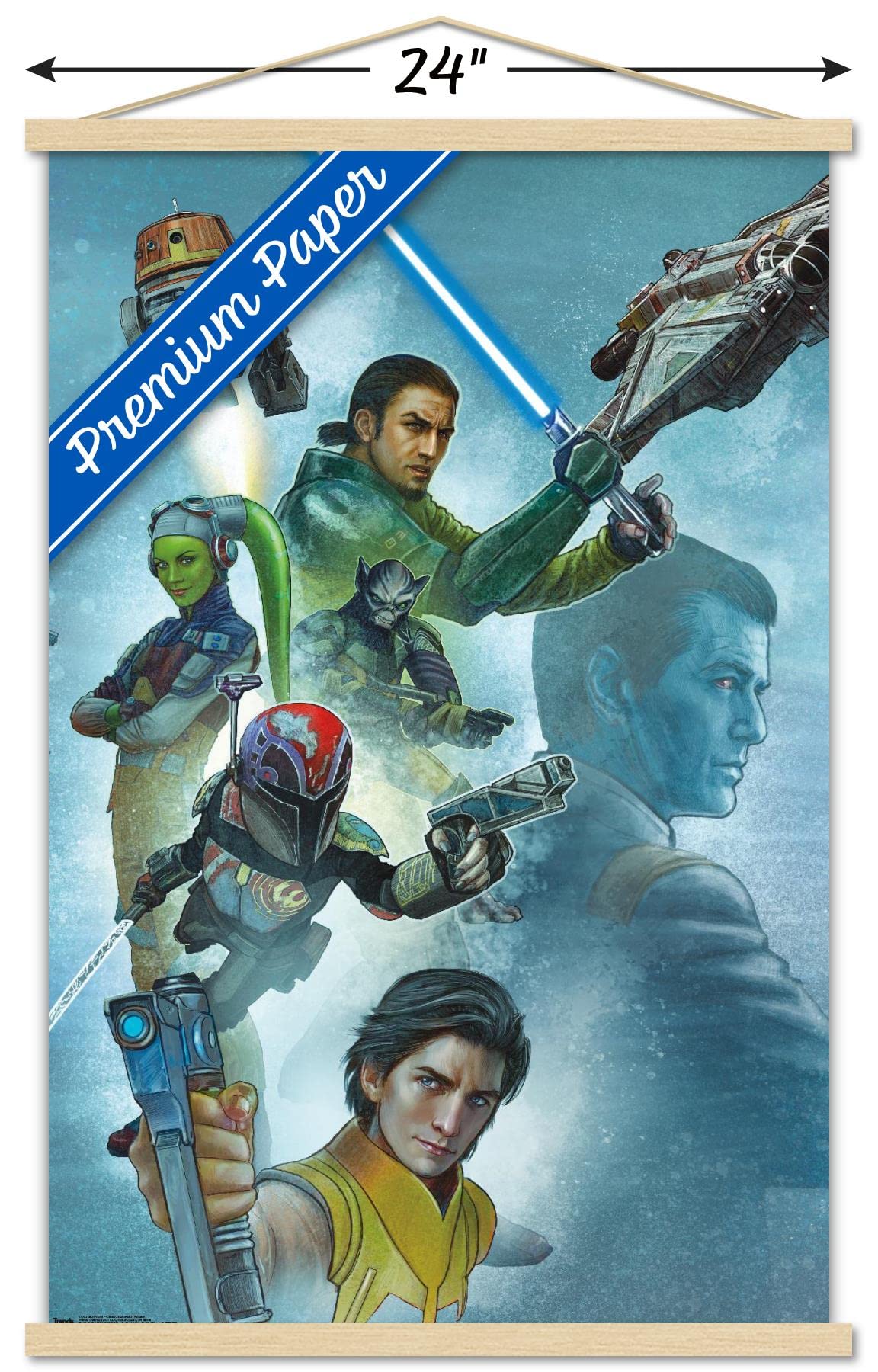 Foglio Adesivi Star Wars: The Rise Of Skywalker - Ribelli, 8x4 Pollici, Ufficiali - 2