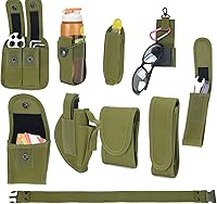 Vista 6 de Aplicación de la ley Utilidad Cinturón táctico multifuncional al aire libre entrenamiento cinturón bolsa senderismo cinturón patrulla militar