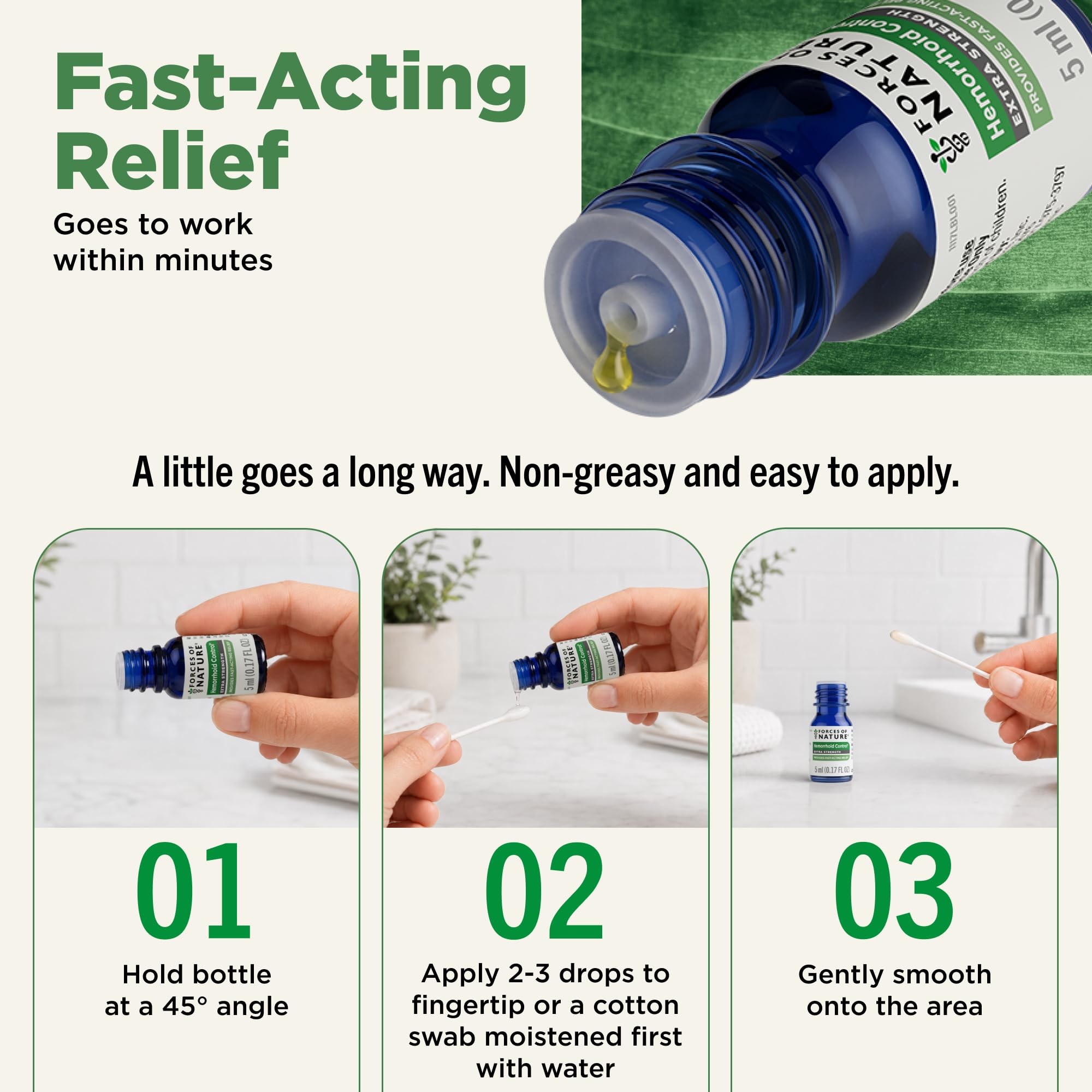 Hemorrhoid Treatment Extra Strength, Fast Acting Relief Oil, 5ml — Amazon image 4