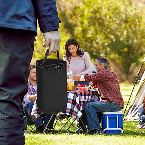 Miniatura 7 de Mini bolsa de almacenamiento de cilindro de combustible, cubierta del recipiente de combustible de butano, bolsa protectora para tanque de gas,