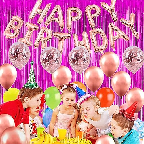 Miniatura 10 de BRAVESHINE Cortinas de flecos de papel de oropel de 3.2 x 8.2 pies, paquete de 2 cortinas de fondo metálico negro dorado para cabina de fotos para