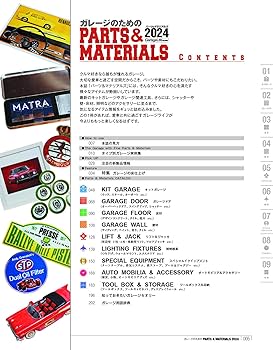 Amazon.co.jp: ガレージのためのPARTS&MATERIALS 2024 (NEKO