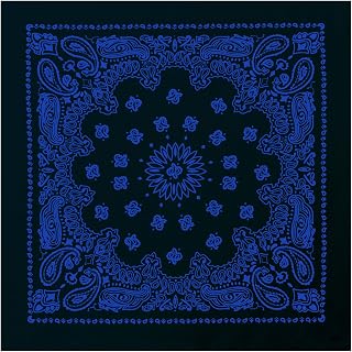 Rothco Trainmen Paisley Bandana 22x22 Inch - 100% Cotton Multifunctional Headband, Neck Gaiter, Dust Mask