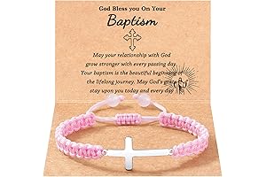 Christening Decorations for Girls - Baptism/First Communion Gifts Set