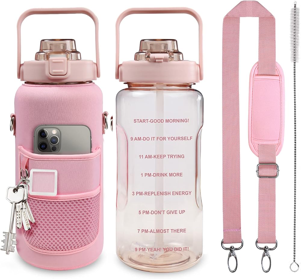 Half Gallon Motivational Bottle with Sleeve