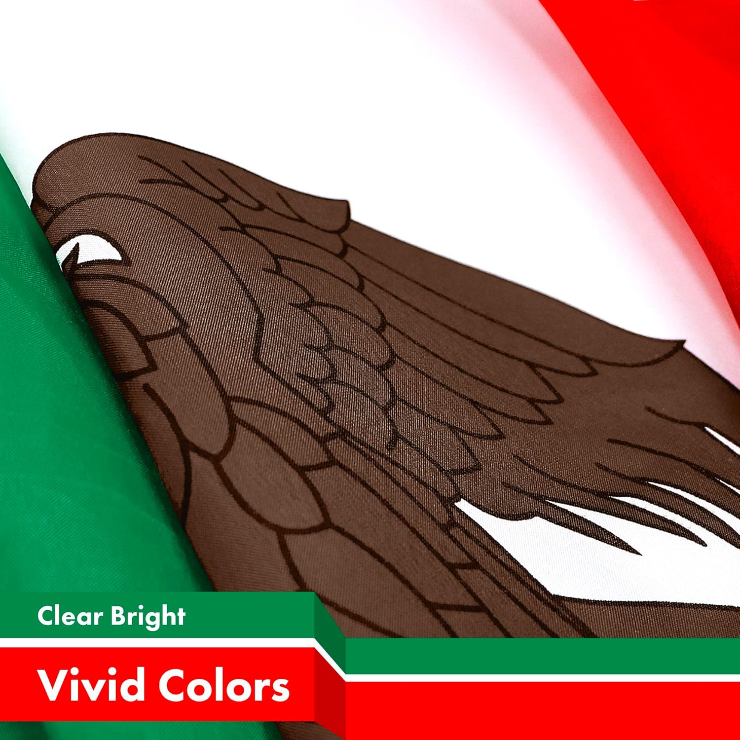 USA American & Mexico Mexican Flags 3x5 FT Combo Printed 150D Polyester By G128