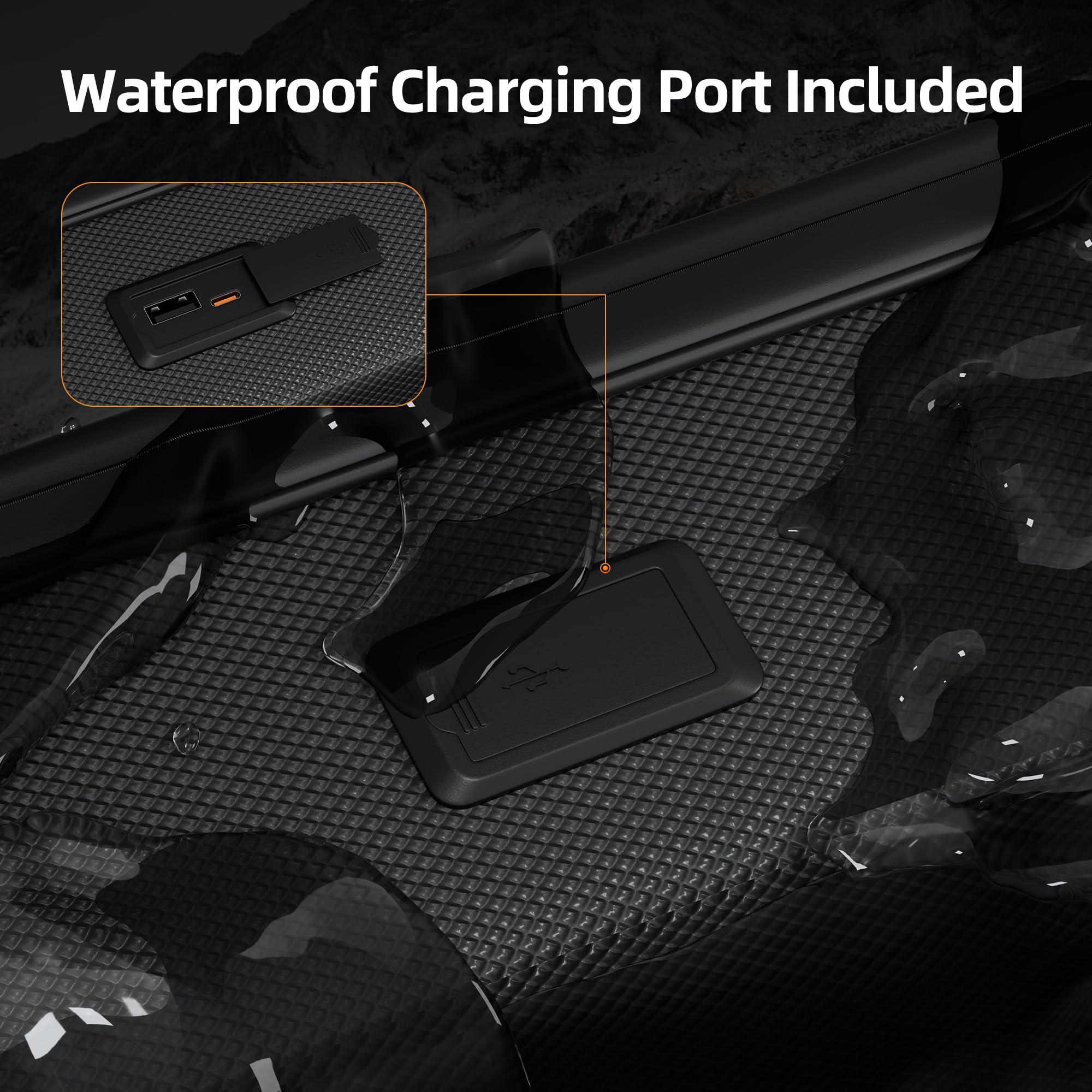 Joinfworld Starlink MINI Zaino Impermeabile con Porta di Ricarica USB,Starlink Mini Case per Cavi di Alimentazione, Adattatore Batteria e Altro con Blocco TSA, Antifurto