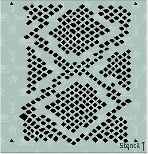 Stencil1 Plantilla de piel de serpiente de 6 pulgadas