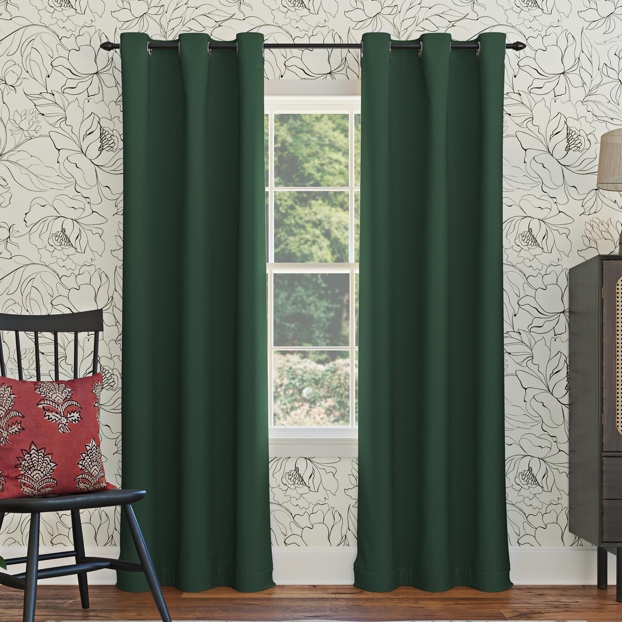 chrisdowa grommet blackout curtains