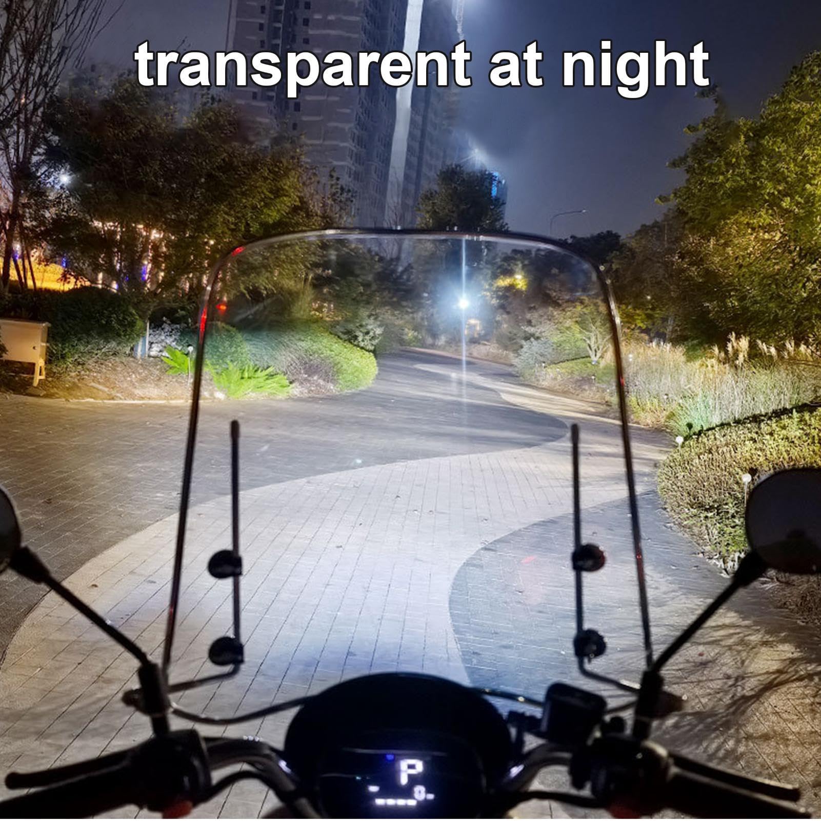 Przednia szyba motocykla, przednia szyba ATV, elastyczna osłona przeciwwiatrowa, przednia osłona przedniej szyby o wysokiej rozdzielczości do ATV, zamiennik przedniej szyby motocyklowej dla mężczyzn