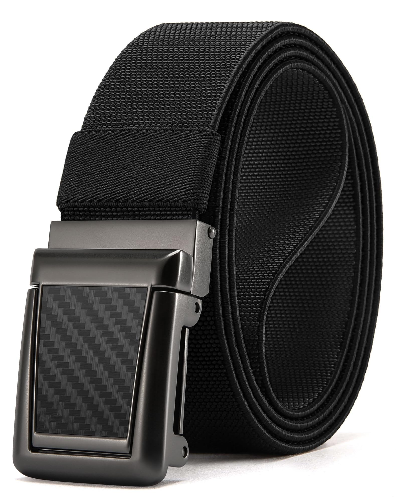 CHAOREN Tactical Belt Men - 1.5" Stretch Work Belt with Zin Alloy Buckle