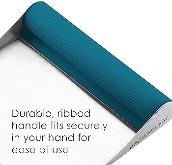 Rachael Ray Tools and Gadgets Stainless Steel Pastry Scraper / Bench Scrape / Kitchen Tool for Baking and Cooking / D...