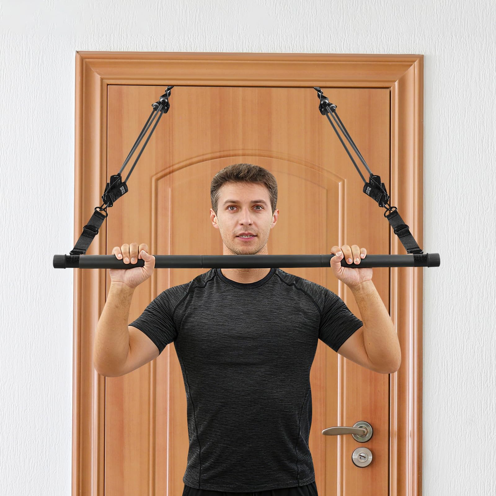 Wytrzymały, wszechstronny zestaw taśm fitness z 6 taśmami treningowymi | Przenośne urządzenie fitness w domu, wydajne urządzenie do treningu siłowego i treningu w domu