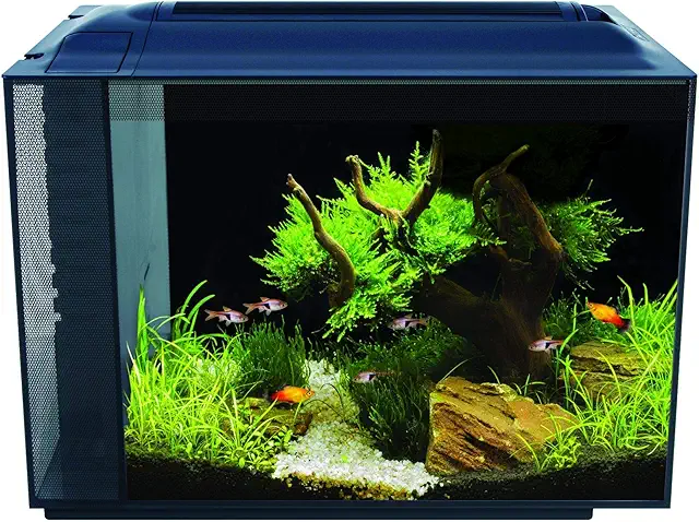 Fluval Spec XV - Acuario de 60 litros Negro, Ideal para Peces