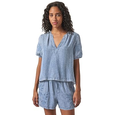 Splendid Cayden Embroidered Blouse Women