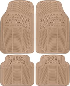 Wanyint Retro American Flag Car Floor Mats - 4-Piece Set Universal Fit For Cars, SUVs & Trucks