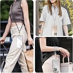 ROCONTRIP 2 Pack Phone Lanyard,Premium Crossbody Phone Strap with 2 X TPU Phone Patch Upgraded Metal Buckle Cell Phone Charms Compatible with Most Smartphone