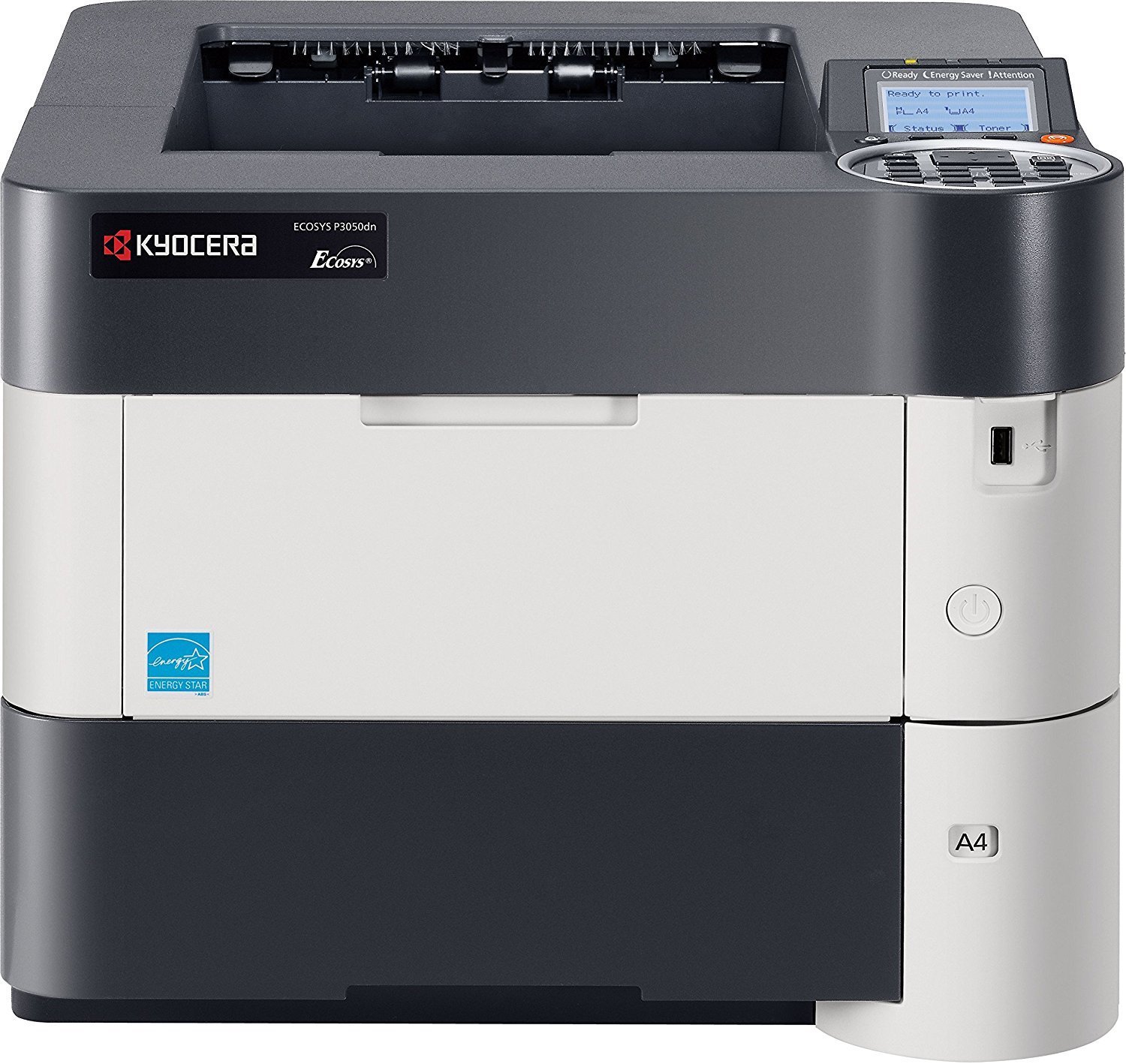 Kyocera Ecosys P3045dn/KL3 SW-Laserdrucker (drucken bis zu 45 Seiten/Minute, 1.200 dpi)
