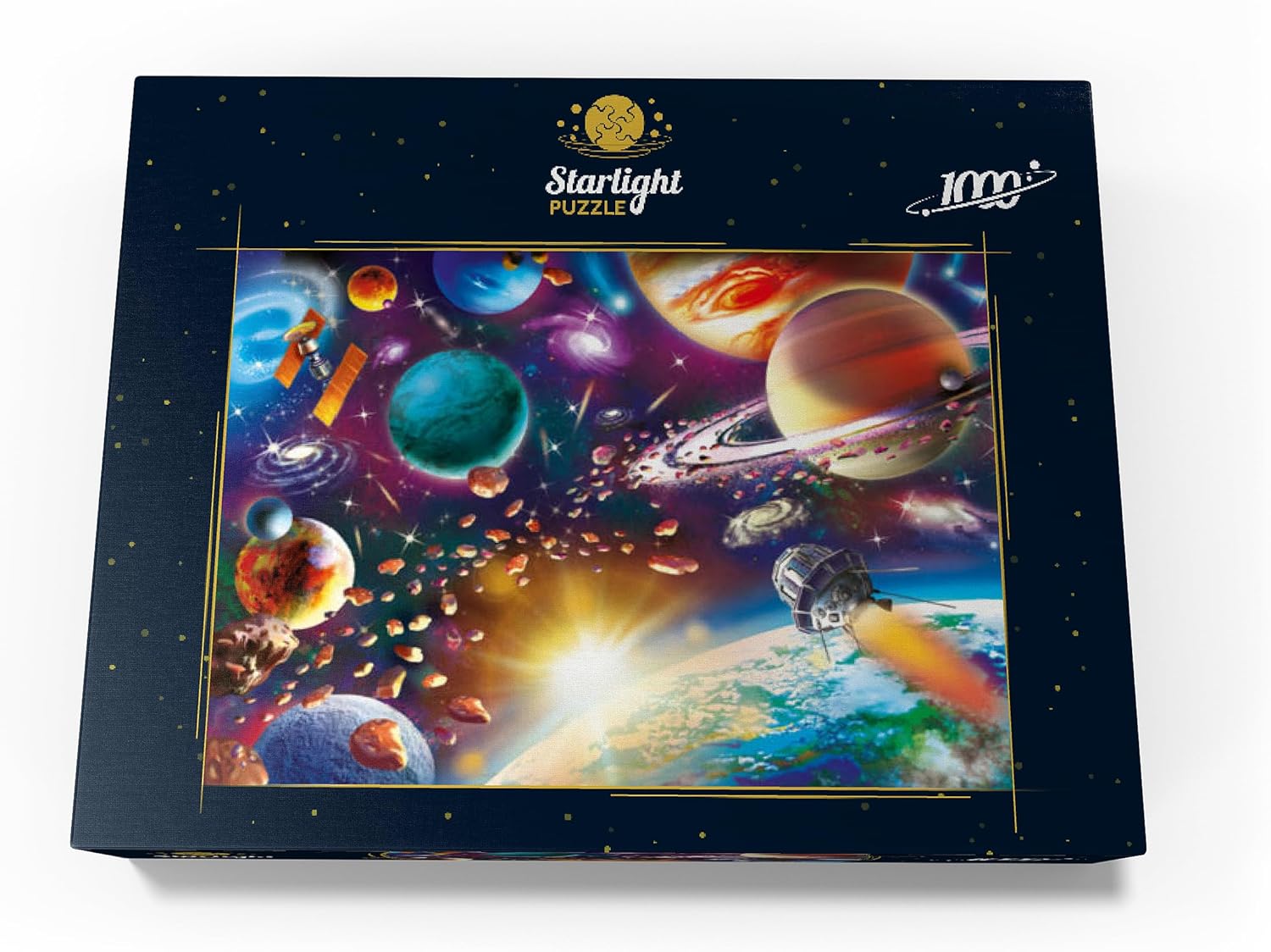 MyPuzzle Sunrise in Space - Premium 1000 Piece Jigsaw Puzzle for Adults