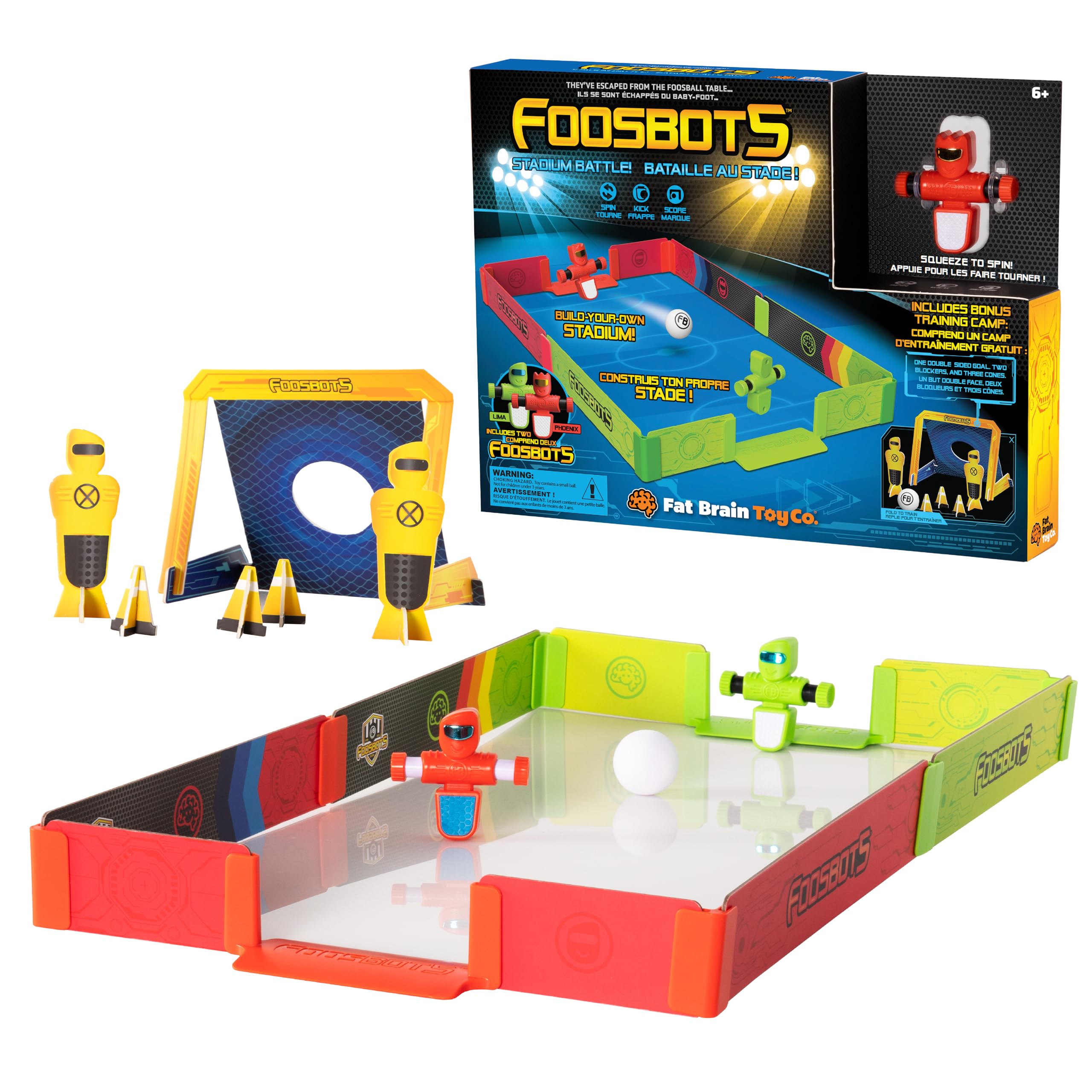 Fat Brain Toys Foosbots Stadion – Foosbots Stadium Battle Game