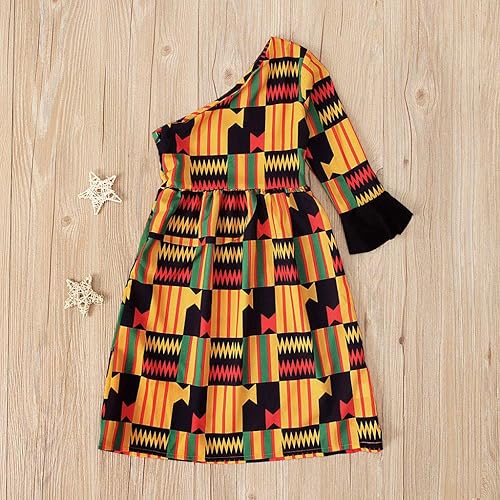 Miniatura 3 de Vestido de fiesta africana Dashiki para bebés y niñas pequeñas, vestidos de talla grande para niñas jóvenes