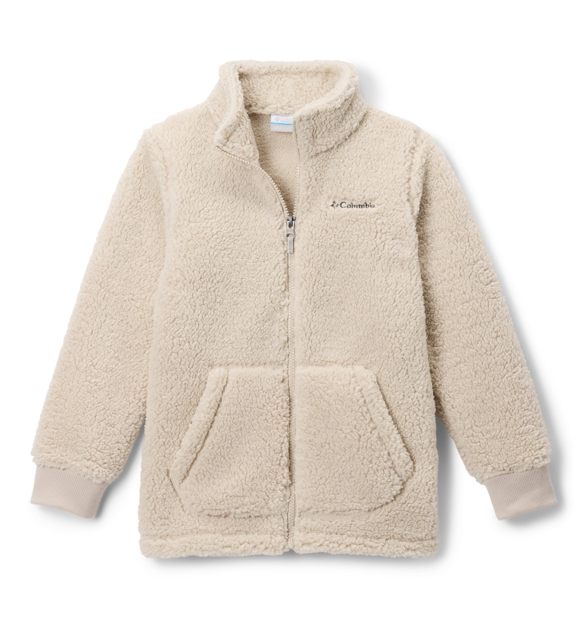 Columbia Youth Boys Rugged Ridge 2 Sherpa Full Zip, Full Zip Sherpa Fleece, Dark Stone, XX-Small
