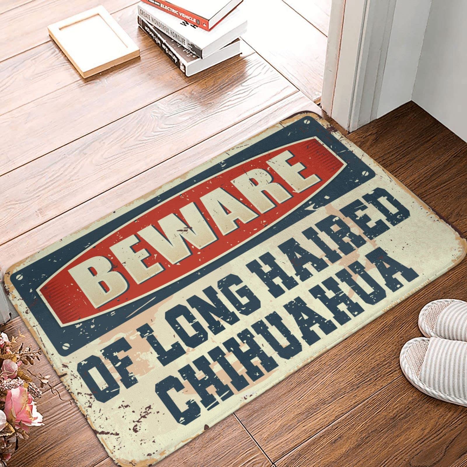 Tapis de bienvenue extérieur amusant grand format 65 x 90 cm pour maison