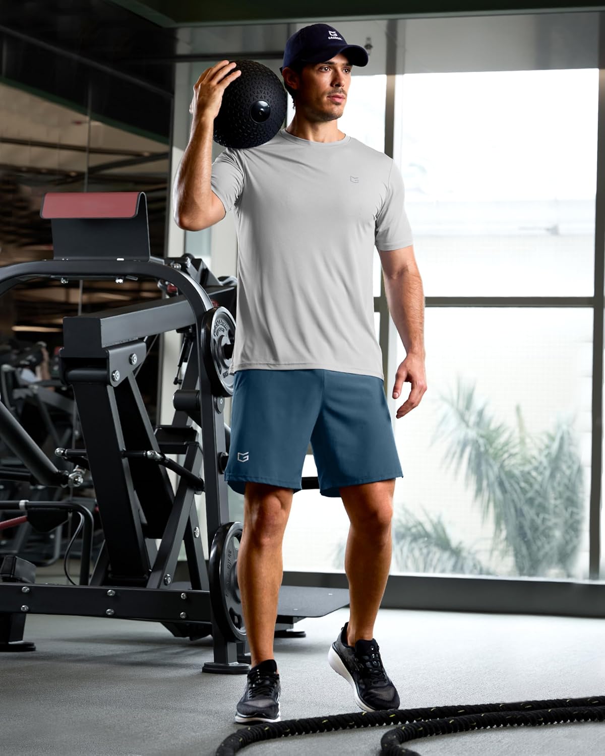 G Gradual Men's Workout Gym Shorts with 2 Zipper Pockets 7"/ 5"/ 9" Quick Dry Athletic Running Basketball Shorts for Men - Image 7