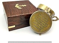 Vista 1 de Brújula grabada Be Strong and Courageous, Do Not Be Afraid, Joshua 1 9 Regalos grabados, ideas de regalo de confirmación, regalos de bautismo