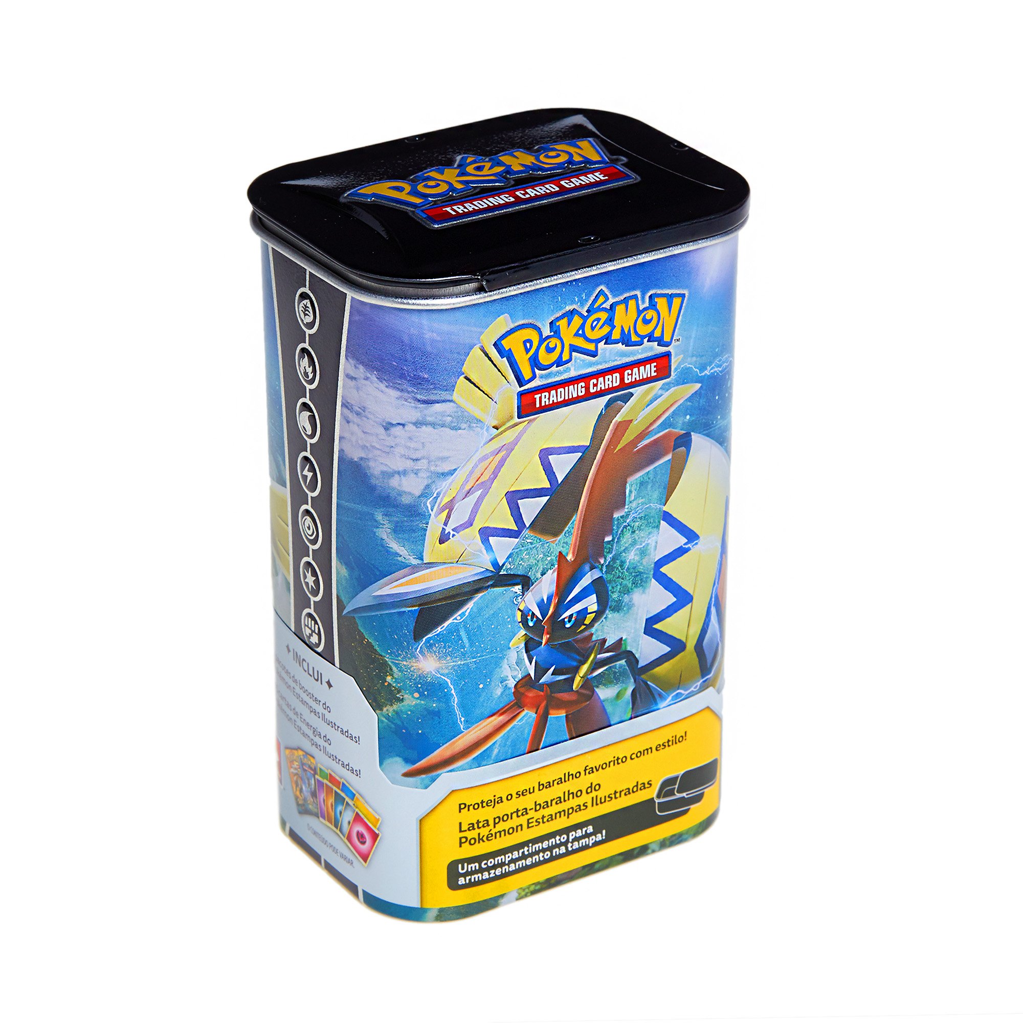 Lata Porta Cards Pokémon Treinador de Elite Tapu Koko - Copag