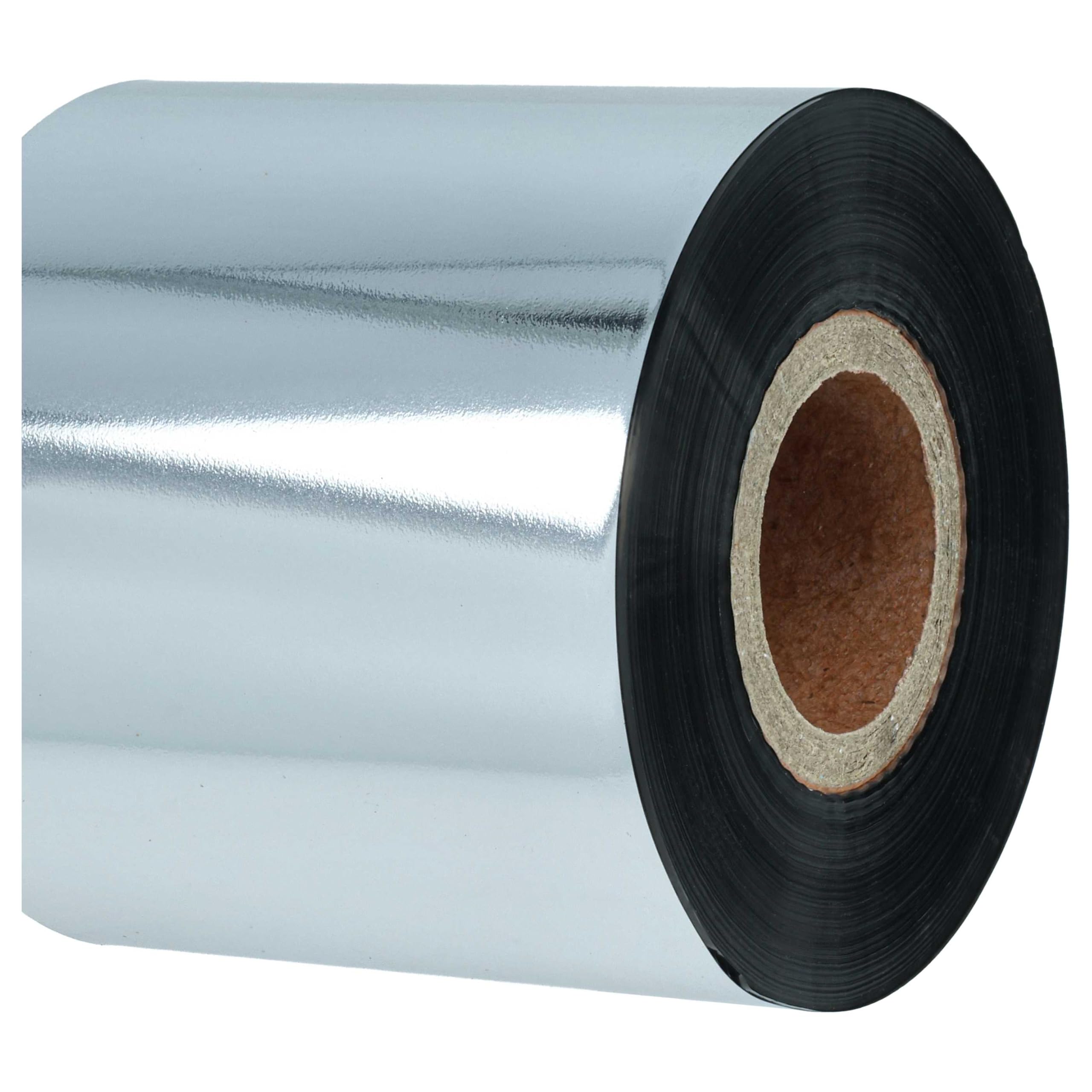 vhbw 5x nastro trasferimento termico compatibile con TSC TX200, TTP-644MT, TX600, TX300 etichettatrice, indelebile, 60mmx300m, cera/resina
