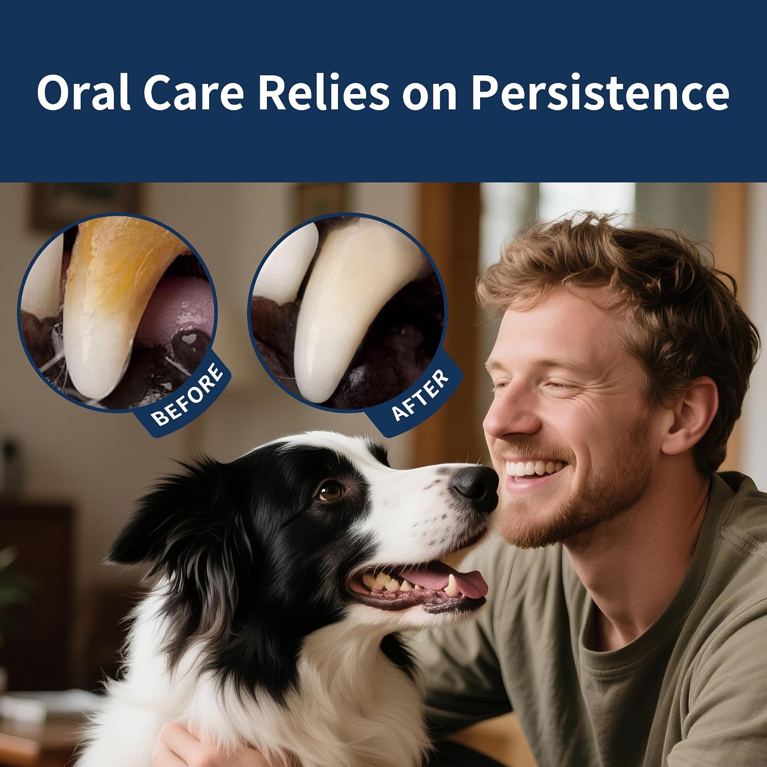 Dog Toothpaste, 4.23 oz, Milk Flavor, Fluoride Free, Effectively Prevents and Reduces Plaque and Tartar Buildup, Freshens Breath, Contains Lactobacillus, Suitable for Cats and Dogs