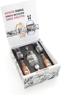 Espolòn Kit Tequila per Paloma: Espolòn Tequila Blanco 70 cl; 2 Bottigliette di Soda al Pompelmo Rosa Thomas Henry 20 cl; 2 Bicchieri Highball e 1 Jigger