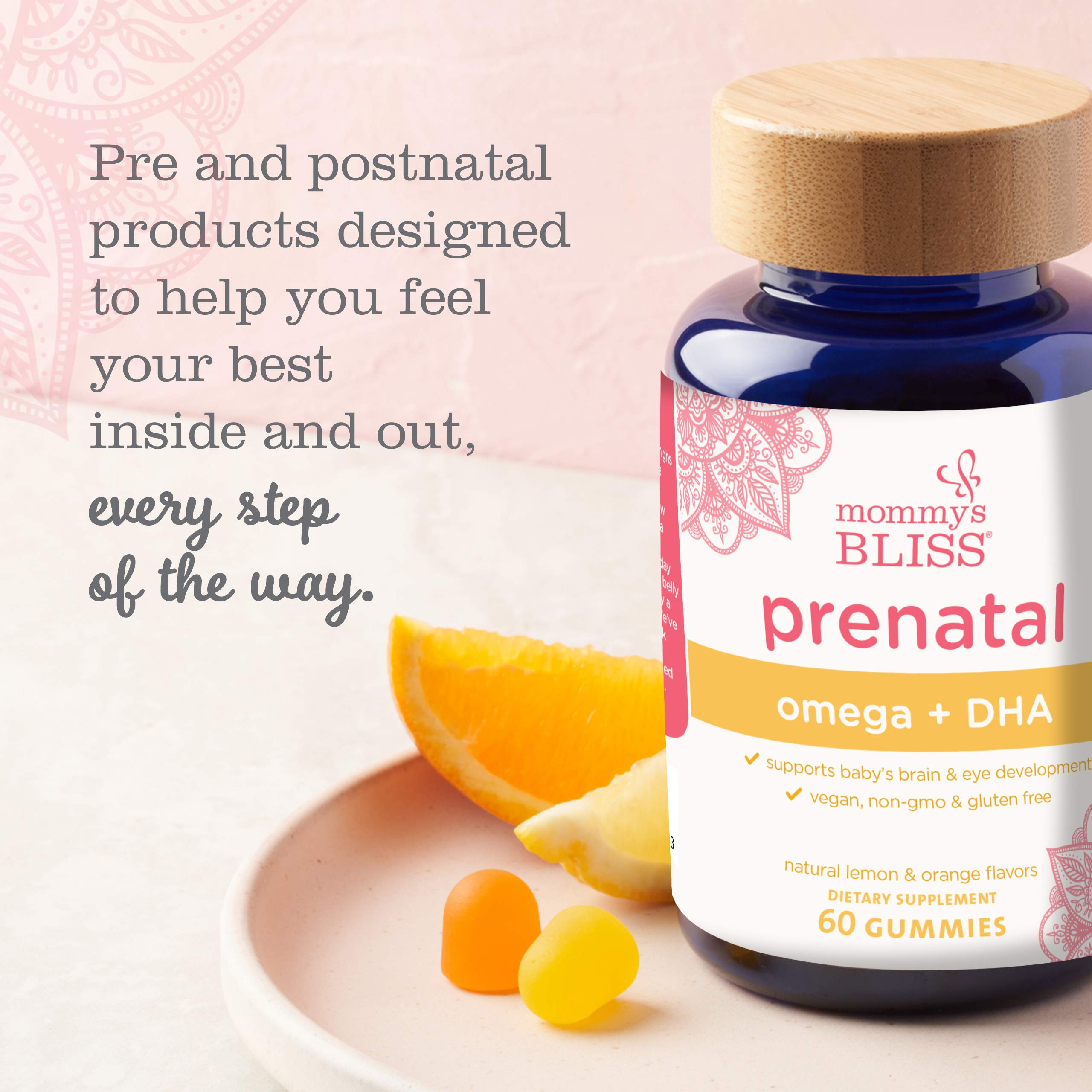 Mommy's Bliss Prenatal Vitamin with Omega & DHA Supports Baby's Brain