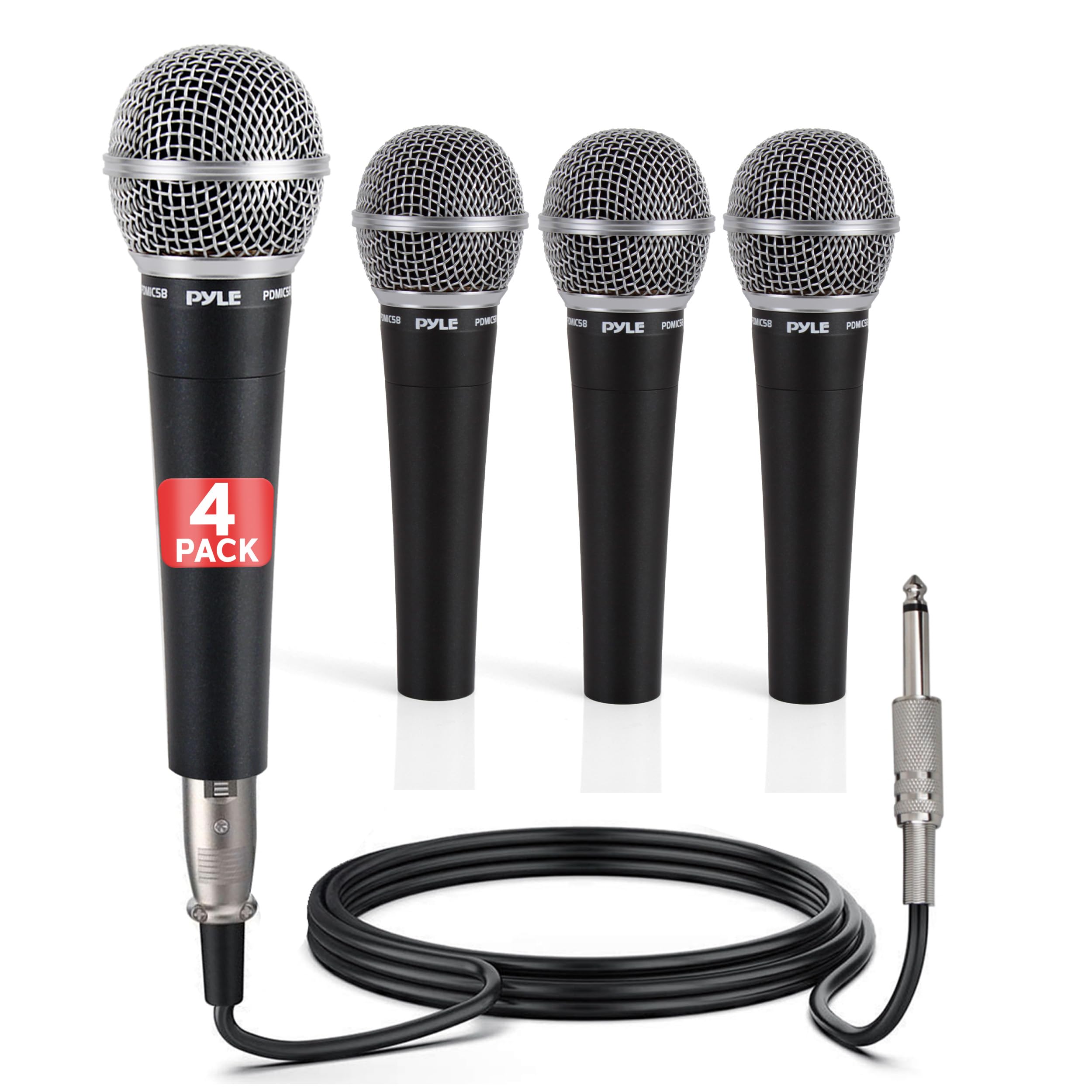 Amazon.com: Pyle Professional Dynamic Microphone - 4-Pack
