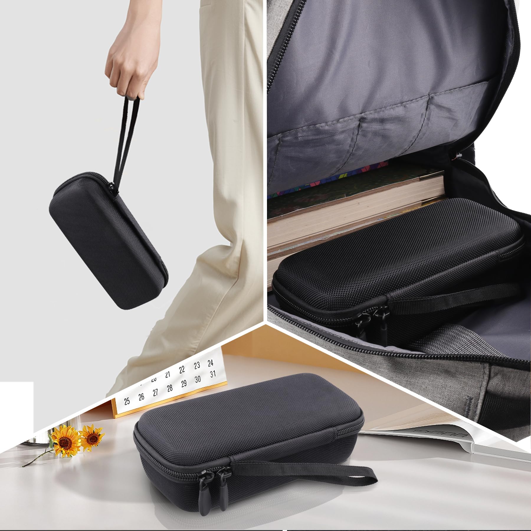 co2CREA Hard Storage Carry Travel Case for Zoom H4essential Handy Recorder (tylko etui, bez rejestratora)