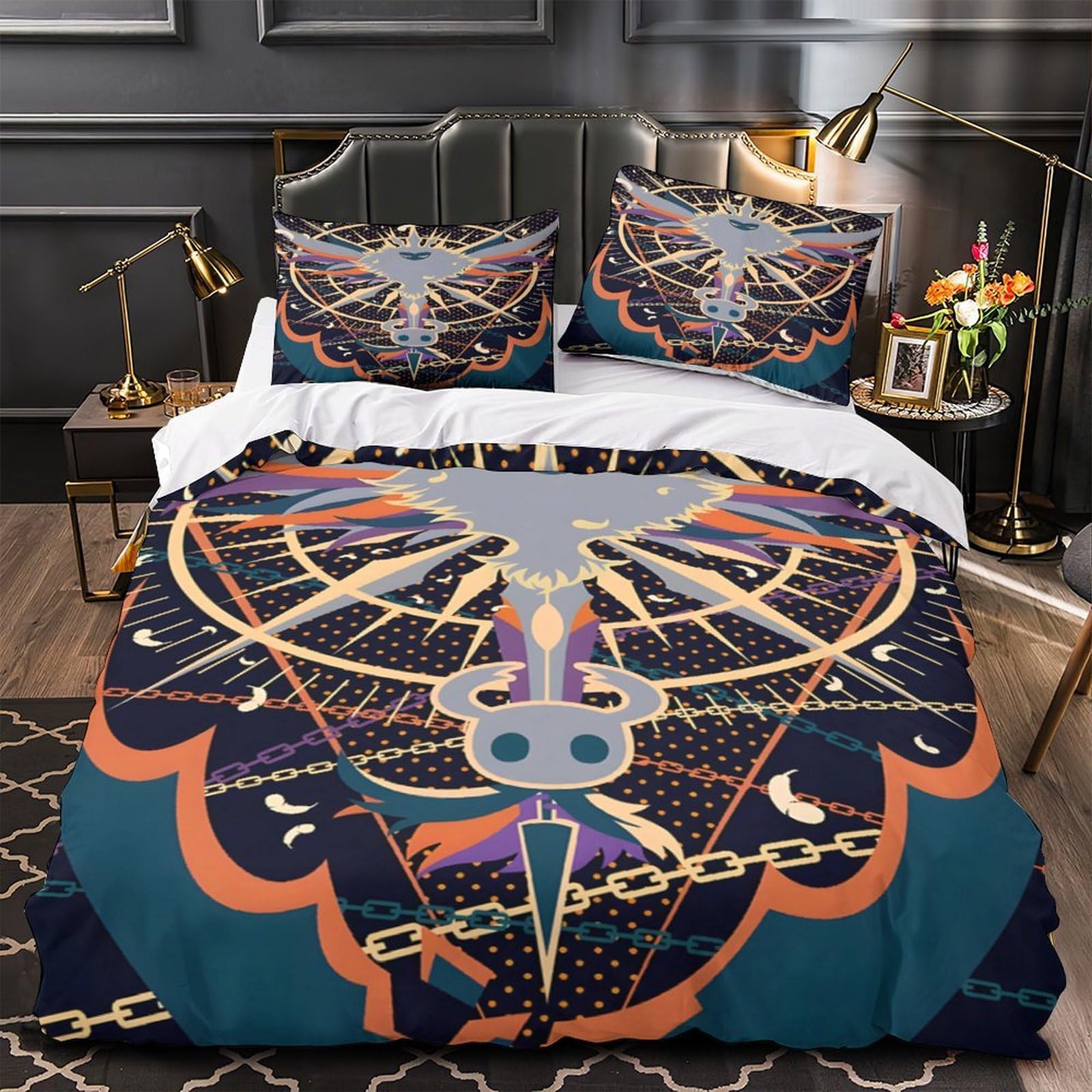 Housse de Couette microfibre thermorégulatrice pour lit double 200x200