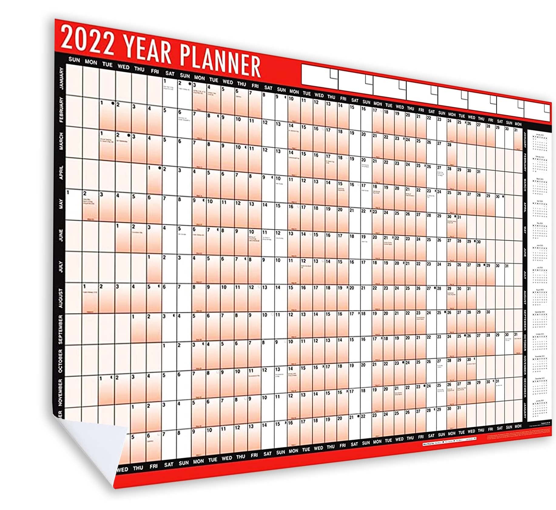 Buy 2022 Year Planner A1 Large Laminated Wall Planner 85cm X 58cm With Buy 2022 Year Planner A1 Large Laminated Wall Planner 85cm X 58cm With