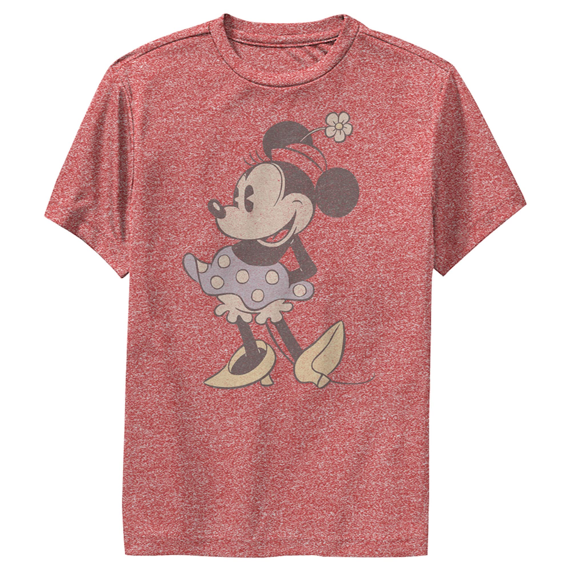 Fifth Sun Playera Minnie Soft Koszulka dziecięca Unisex, Czerwony wrzos, M