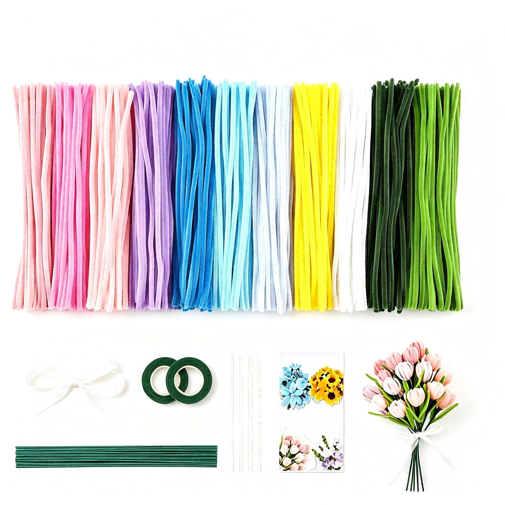 Scovolini Bricolage Kit, 600 Pezzi 11 Colori
