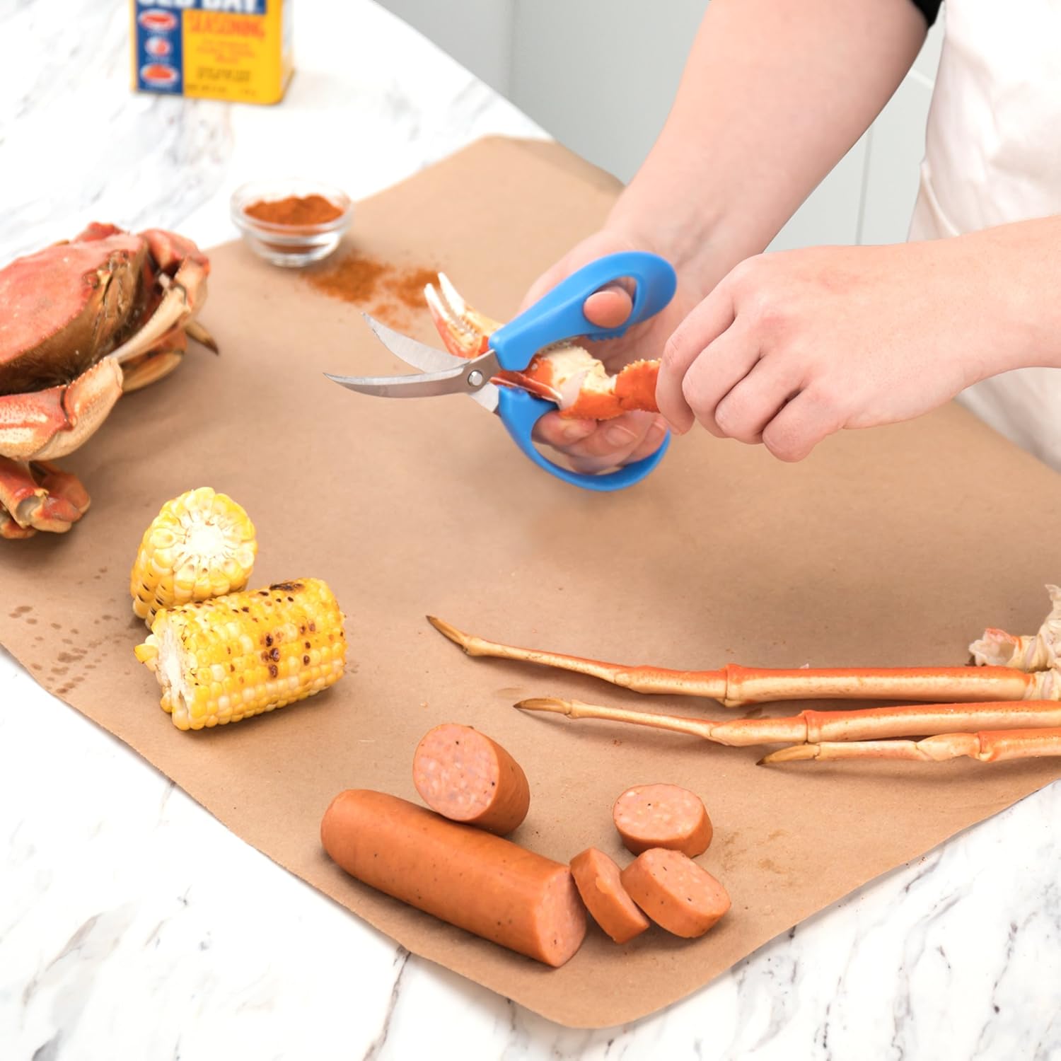 Tovolo Seafood Snips, Narrow Serrated Blade, Crab & Shell Cracker: Home & Kitchen