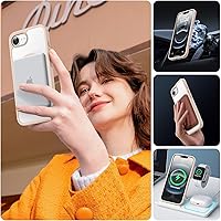 Vista 195 de TOCOL Funda magnética para iPhone 15 Pro Max, protección completa mejorada de la cámara, compatible con Magsafe, protección contra caídas, funda