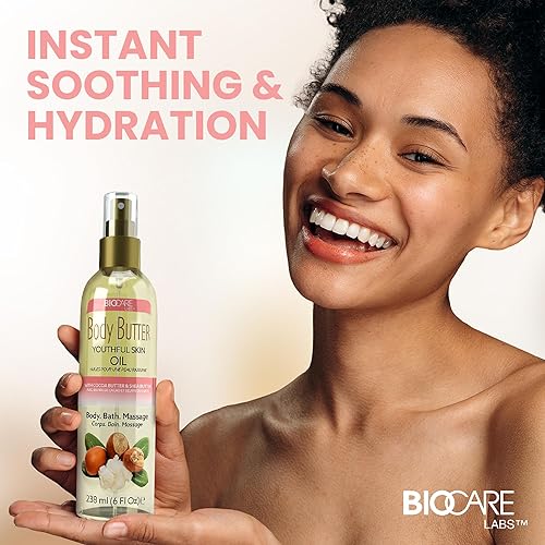 Miniatura 4 de Body Butter Aceite para piel juvenil con manteca de cacao y manteca de karité infundido con vitamina E, 6 onzas