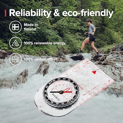 Miniatura 9 de Suunto A-30 Brújula: Brújula compacta para senderismo con marcas luminosas en poca luz