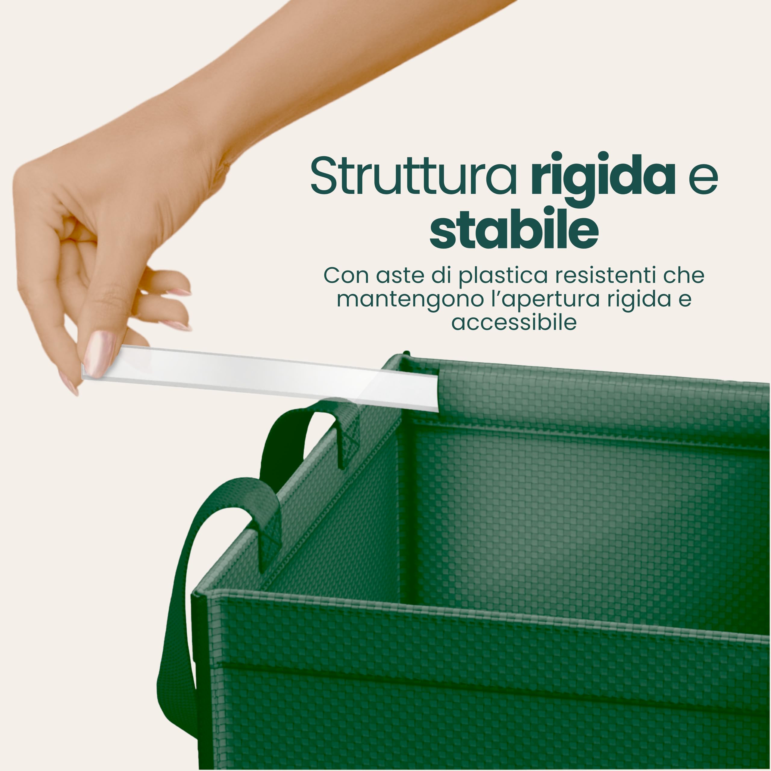 Borse per raccolta differenziata 40L – Set 3 buste raccolta differenziata per plastica, carta e vetro – Sacchi differenziata colorati con maniglia – Sacchetti e borse differenziata per casa