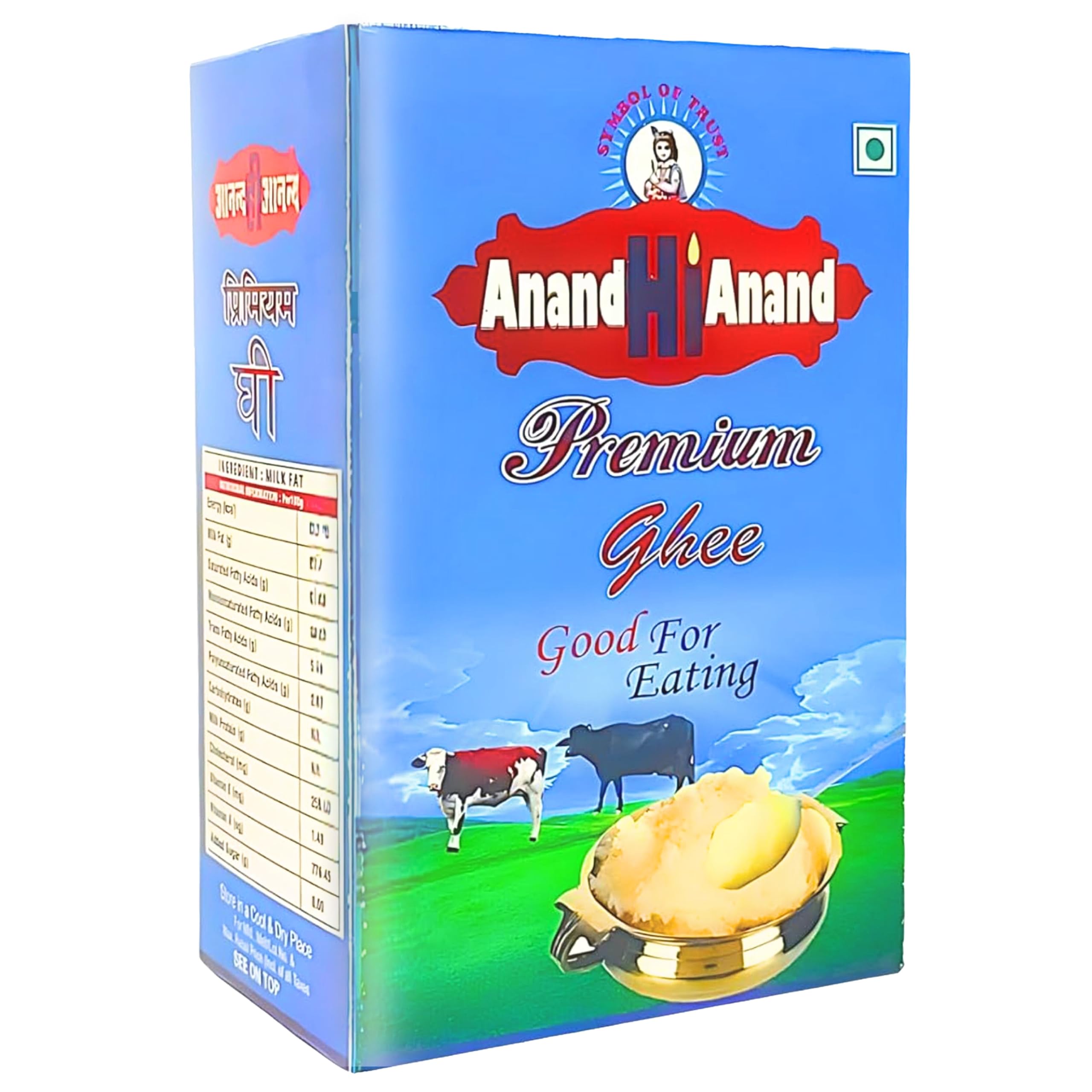 Anand Hi Anand Premium Pure Desi Cow Ghee For Better Digestion and Immunity | Diet Friendly with Rich Taste Ghee | (Pack Of 1) (1 litre) (B0DJ387N5B) Amazon Price History, Amazon Price Tracker