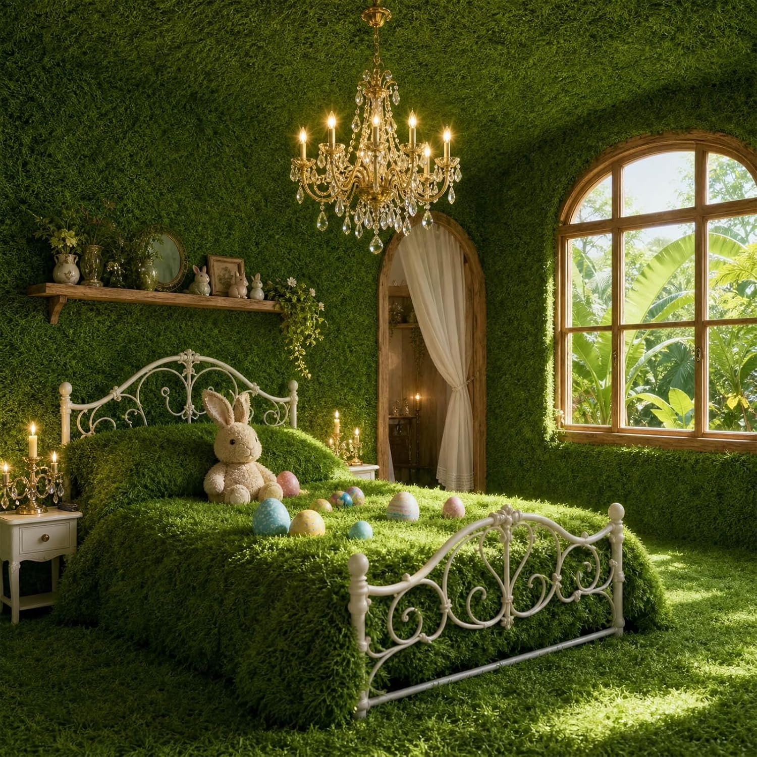 Artificial Moss Mat, Faux Moss Sheet for DIY Crafts, Indoor & Outdoor Decor