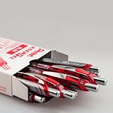 Pentel EnerGel RTX Retractable Liquid Gel Pen, Bold Line, Metal Tip, Red Ink (BL80-B) (Pack of 1, 12 Count Total) – view 2